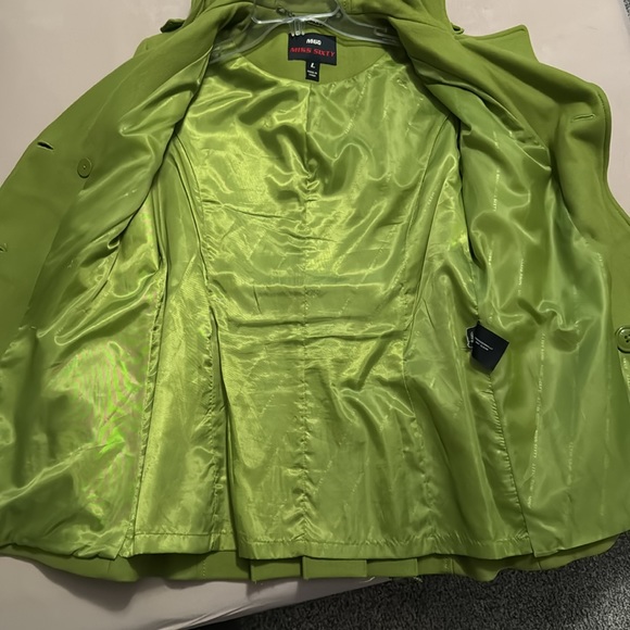 Miss Sixty Green Pea Coat with Hood - Picture 3 of 5